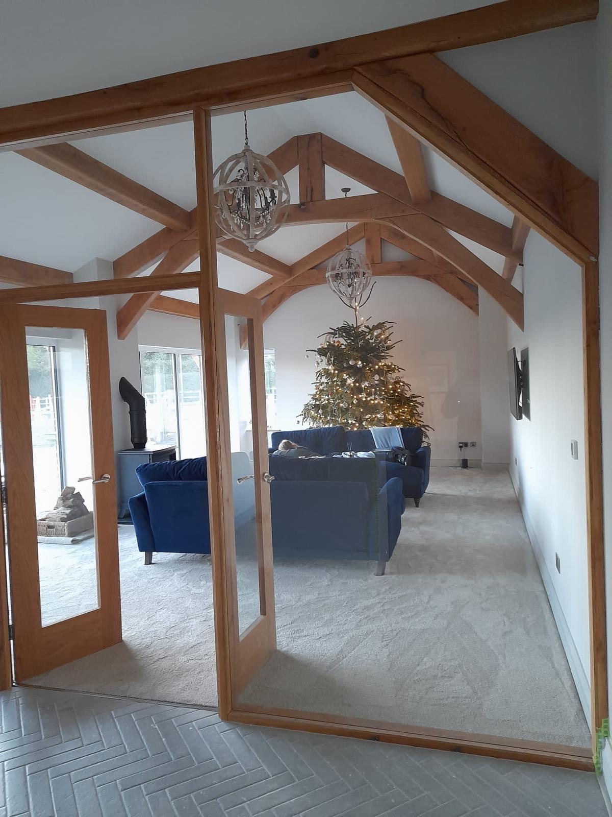 completed sitting room