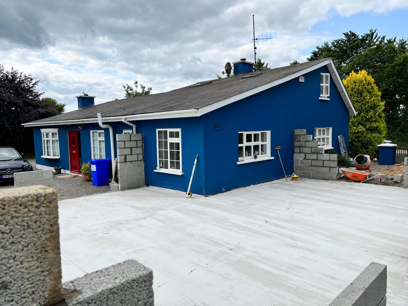 Groundwork for home extension Groundwork for home extension in Dublin